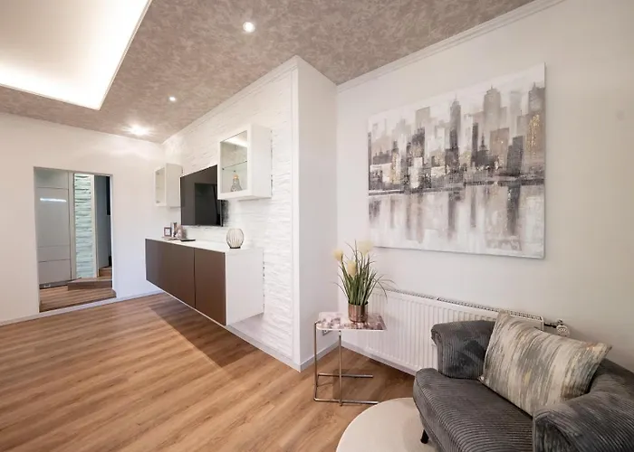 Appartement Ring48 Living - Modernes Wohnen Mit Wohlfuehlambiente Mitten Im Stadtzentrum - Vollausgestattete Kueche, Bad Mit Duschbadewanne, Parkplatz Bayreuth
